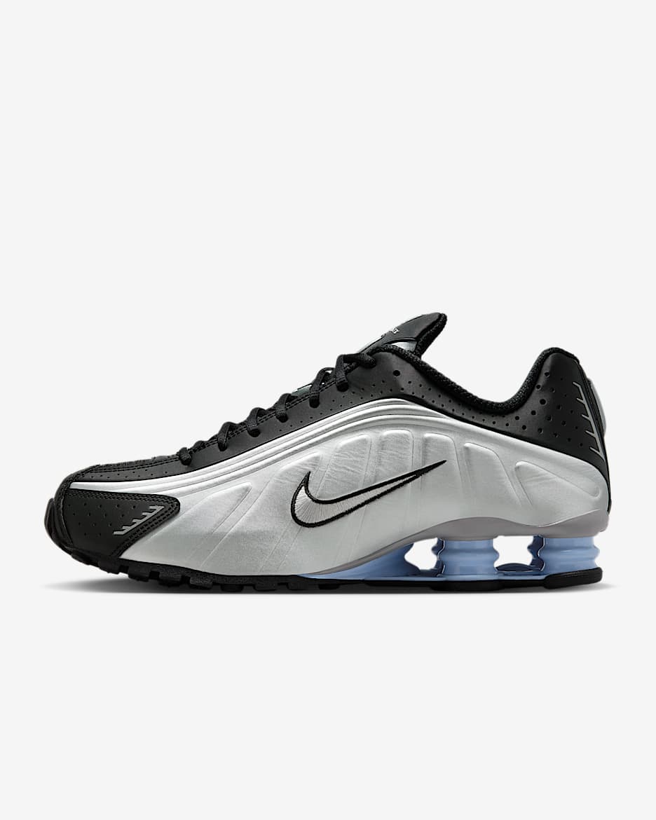 Nike Shox R4 Silver Black