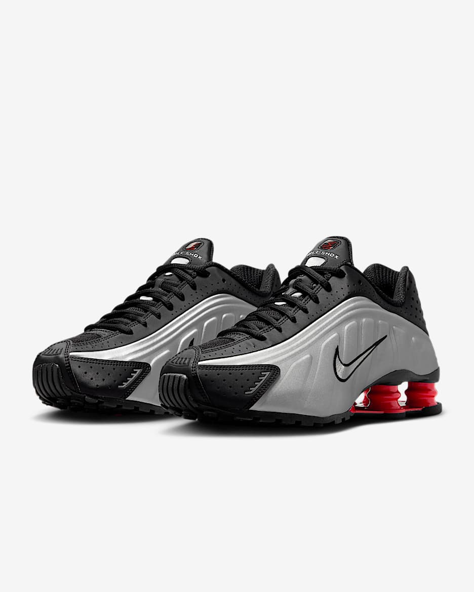 Nike Shox R4 Black & Silver