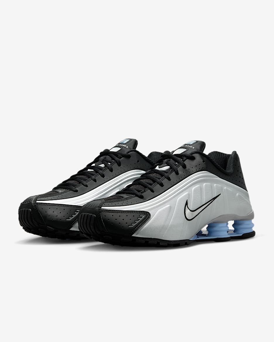 Nike Shox R4 Silver Black